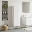 Vidaxl wand gemonteerde badkamerkast hoogglans wit 33 x 34,5 x 60 cm
