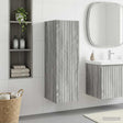 Vidaxl wand gemonteerde badkamerkast grijs sonoma 33 x 34,5 x 60 cm