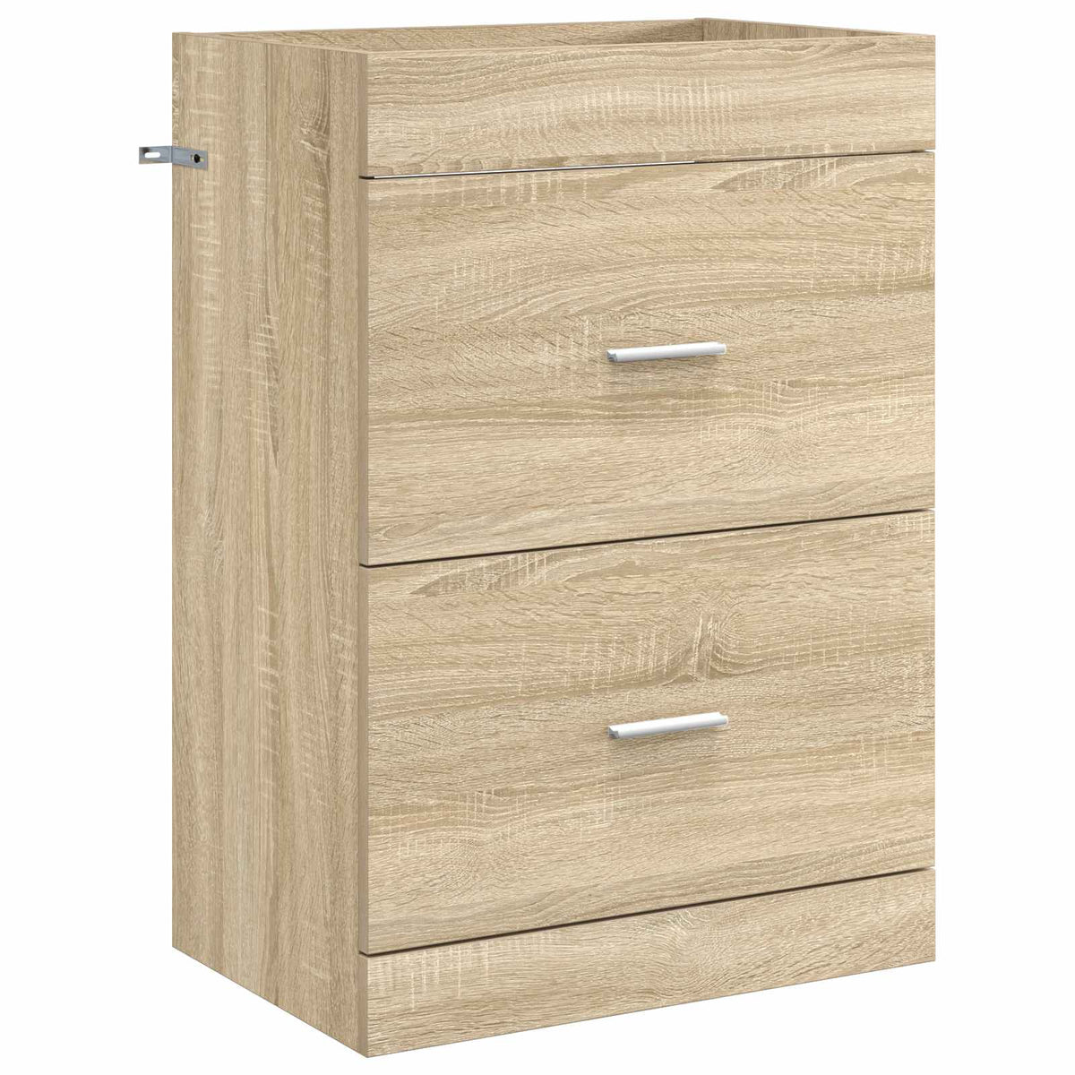 Vidaxl badkamer onder wasbak kast sonoma eiken 56 x 37,5 x 81 cm