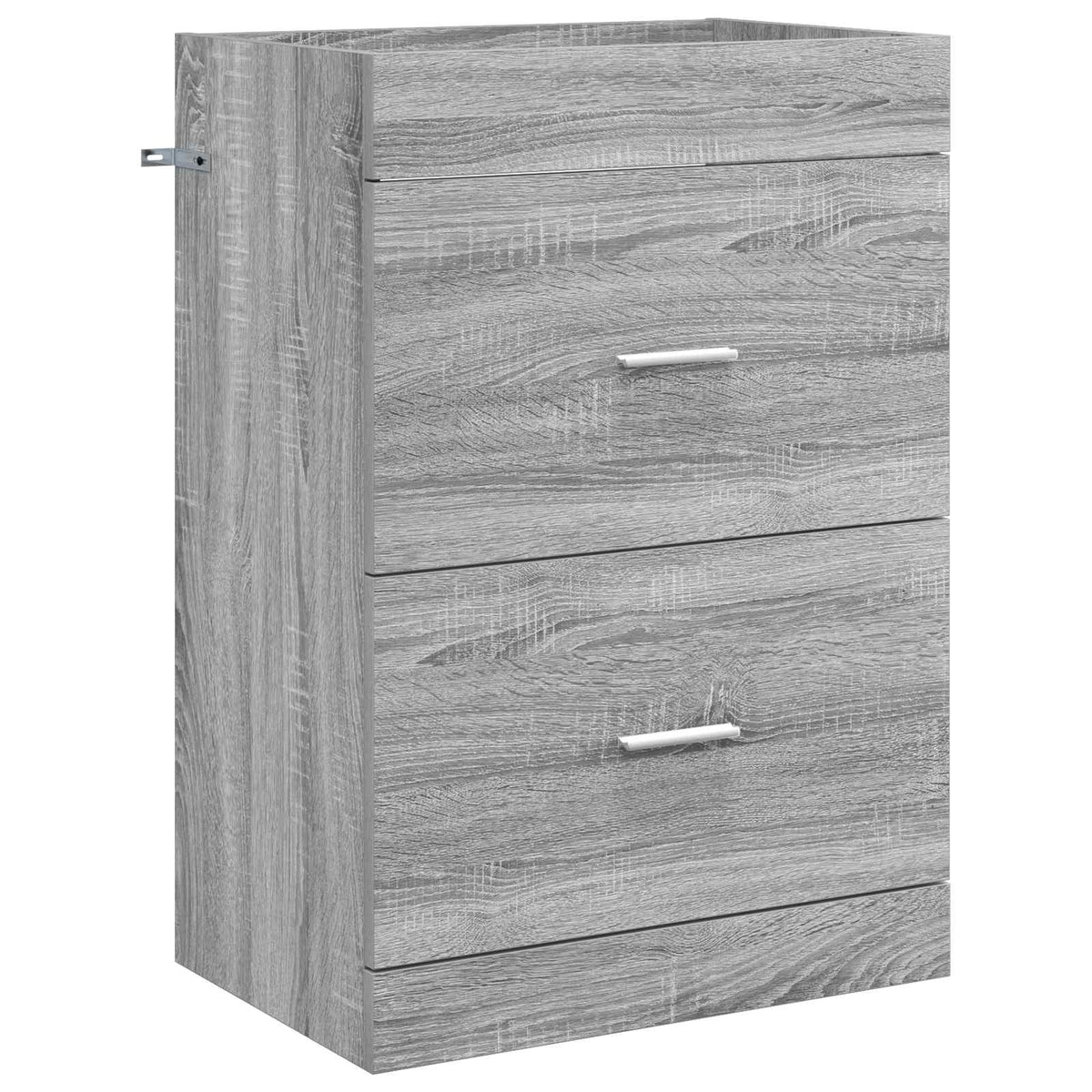 Vidaxl badkamer onder wasbak kast grijs sonoma 56 x 37,5 x 81 cm