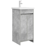 Vidaxl badkamermeubel met wasbak betongrijs 42 x 40 x 84,5 cm