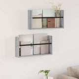 Vidaxl tijdschrift rek 2 st grijs sonoma 60 x 12 x 30 cm bewerkt hout