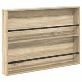 Vidaxl tijdschrift rek sonoma eiken 100 x 12 x 70 cm bewerkt hout