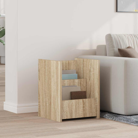 Vidaxl tijdschrift rek sonoma eiken 35 x 35 x 45 cm bewerkt hout