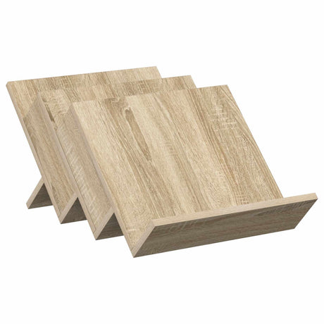 Vidaxl tijdschrift rek sonoma eiken 53 x 40 x 28,5 cm bewerkt hout