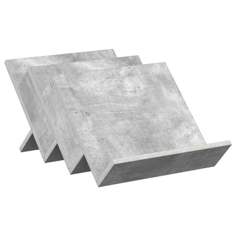 Vidaxl tijdschrift rek concerte grijs 53 x 40 x 28,5 cm bewerkt hout