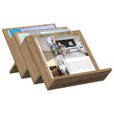 Vidaxl tijdschrift rek artisan eiken 53 x 40 x 28,5 cm bewerkt hout