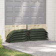 Vidaxl zandzakken 50 st donkergroen 100 x 25 cm hdpe