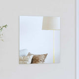 Vidaxl wandspiegel vierkant 40 x 40 cm gehard glas