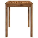 Vidaxl tuindiner tafel naturel 60 x 60,5 x 75 cm massief acaciahout