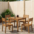 Vidaxl tuindiner tafel naturel 70 x 68,5 x 75 cm massief acaciahout