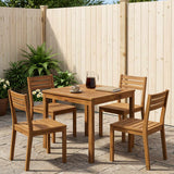 Vidaxl tuindiner tafel naturel 70 x 68,5 x 75 cm massief acaciahout