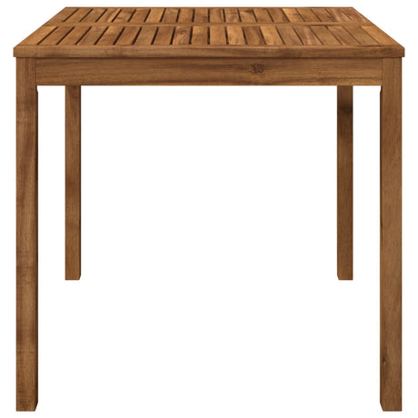 Vidaxl tuindiner tafel naturel 80 x 80,5 x 75 cm massief acaciahout