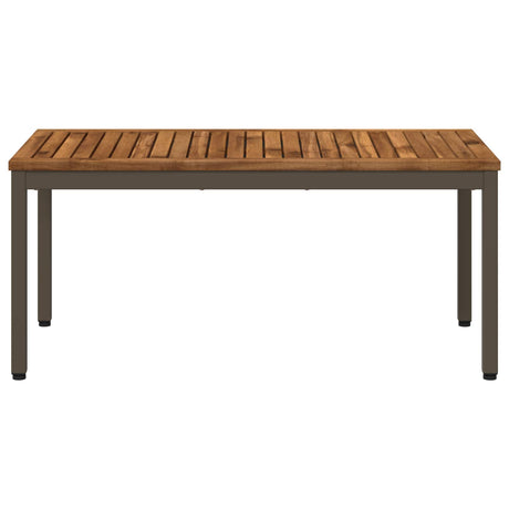 Vidaxl salontafel natuurlijk en koffie 49 x 100,5 x 45 cm