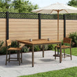 Vidaxl salontafel natuurlijk en koffie 100 x 100,5 x 45 cm