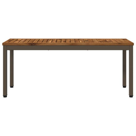 Vidaxl tuinbank 108,5 x 35 x 45 cm massief acaciahout rechthoekig