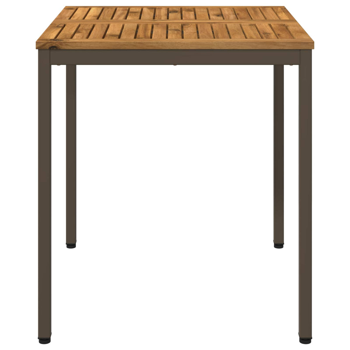 Vidaxl tuindiner tafel natuurlijk en koffie 70 x 68,5 x 75 cm