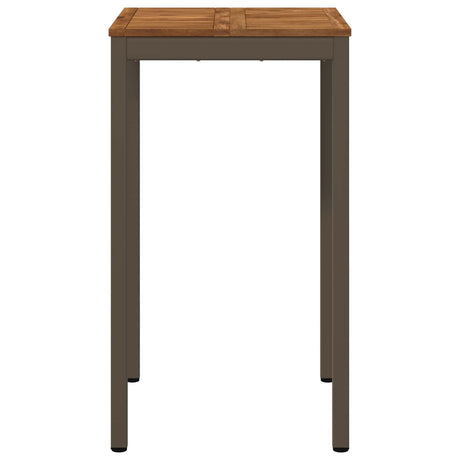 Vidaxl tuinbar tafel naarden natuurlijk en koffie 60 x 60,5 x 105 cm