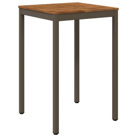 Vidaxl tuinbar tafel naarden natuurlijk en koffie 70 x 68,5 x 105 cm