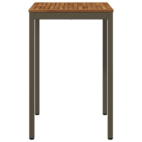 Vidaxl tuinbar tafel naarden natuurlijk en koffie 70 x 68,5 x 105 cm