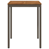 Vidaxl tuinbar tafel naarden natuurlijk en koffie 80 x 80,5 x 105 cm