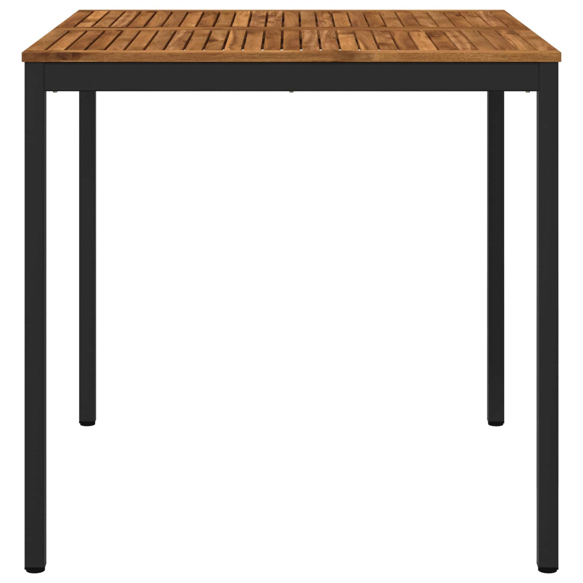 Vidaxl tuinbar tafel naarden naturel en zwart 110 x 108,5 x 105 cm