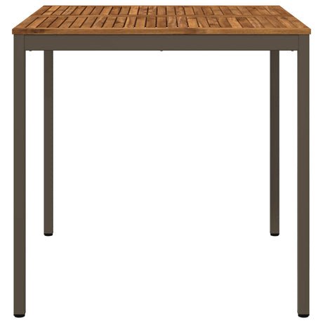 Vidaxl tuinbar tafel naarden natuurlijk en koffie 110 x 108,5 x 105 cm