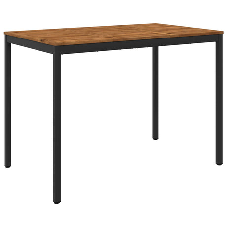 Vidaxl tuinbar tafel naarden naturel en zwart 147 x 88,5 x 105 cm