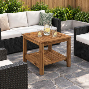 Vidaxl salontafel naturel 48,5 x 49 x 45 cm massief acaciahout