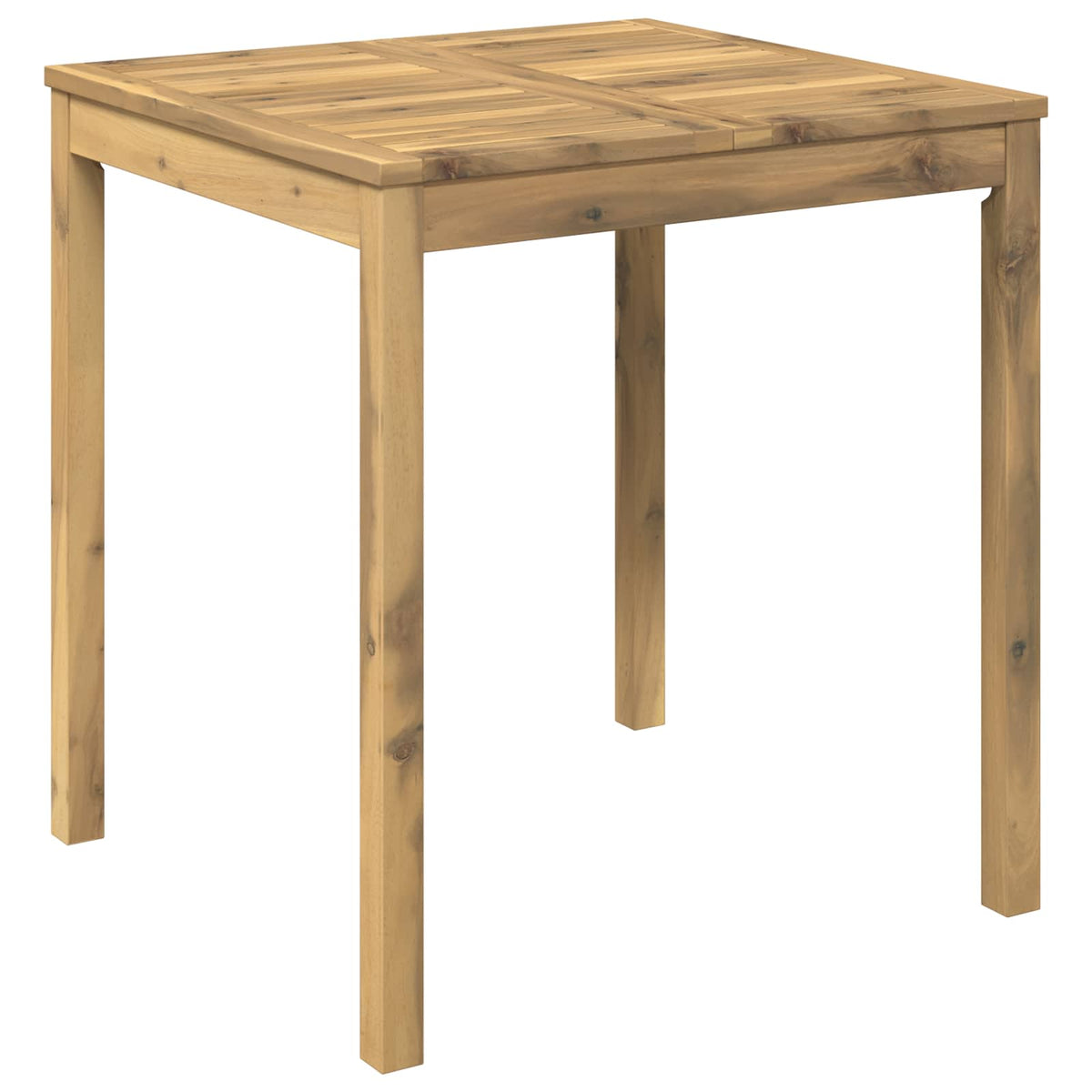 Vidaxl tuindiner tafel witgewassen 70 x 68,5 x 75 cm