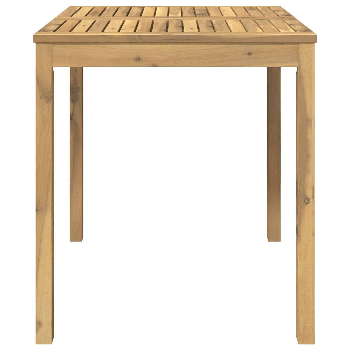 Vidaxl tuindiner tafel witgewassen 70 x 68,5 x 75 cm