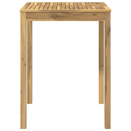 Vidaxl tuinbar tafel wit 80 x 80,5 x 105 cm massief acaciahout