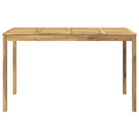Vidaxl tuinbar tafel wit 180 x 88,5 x 105 cm massief acaciahout