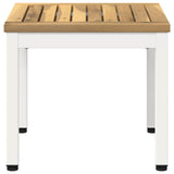 Vidaxl salontafel wit 40 x 40,5 x 36 cm massief acaciahout