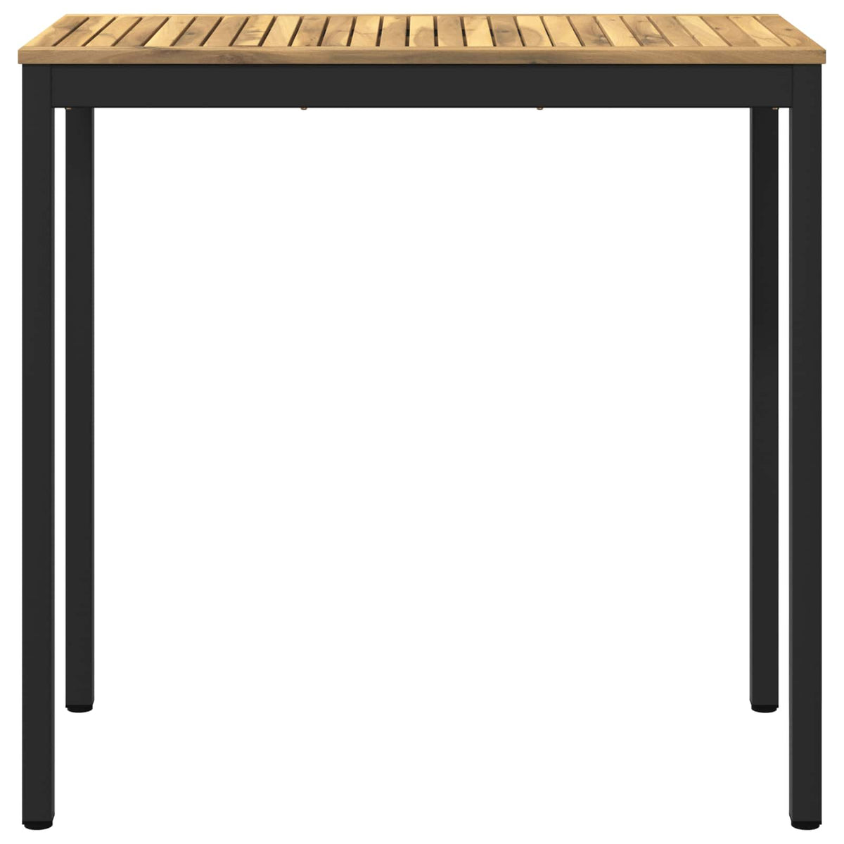 Vidaxl tuinbar tafel naarden wit en zwart 108,5 x 55 x 105 cm