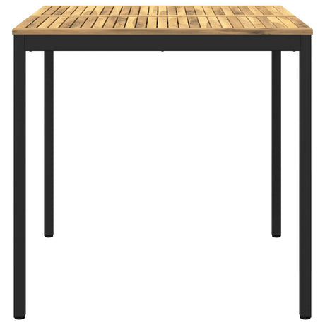 Vidaxl tuinbar tafel naarden wit en zwart 110 x 108,5 x 105 cm