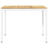 Vidaxl tuinbar tafel naarden wit 141 x 80,5 x 105 cm