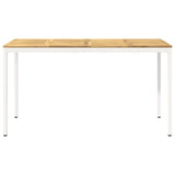Vidaxl tuinbar tafel naarden wit 196 x 80,5 x 105 cm