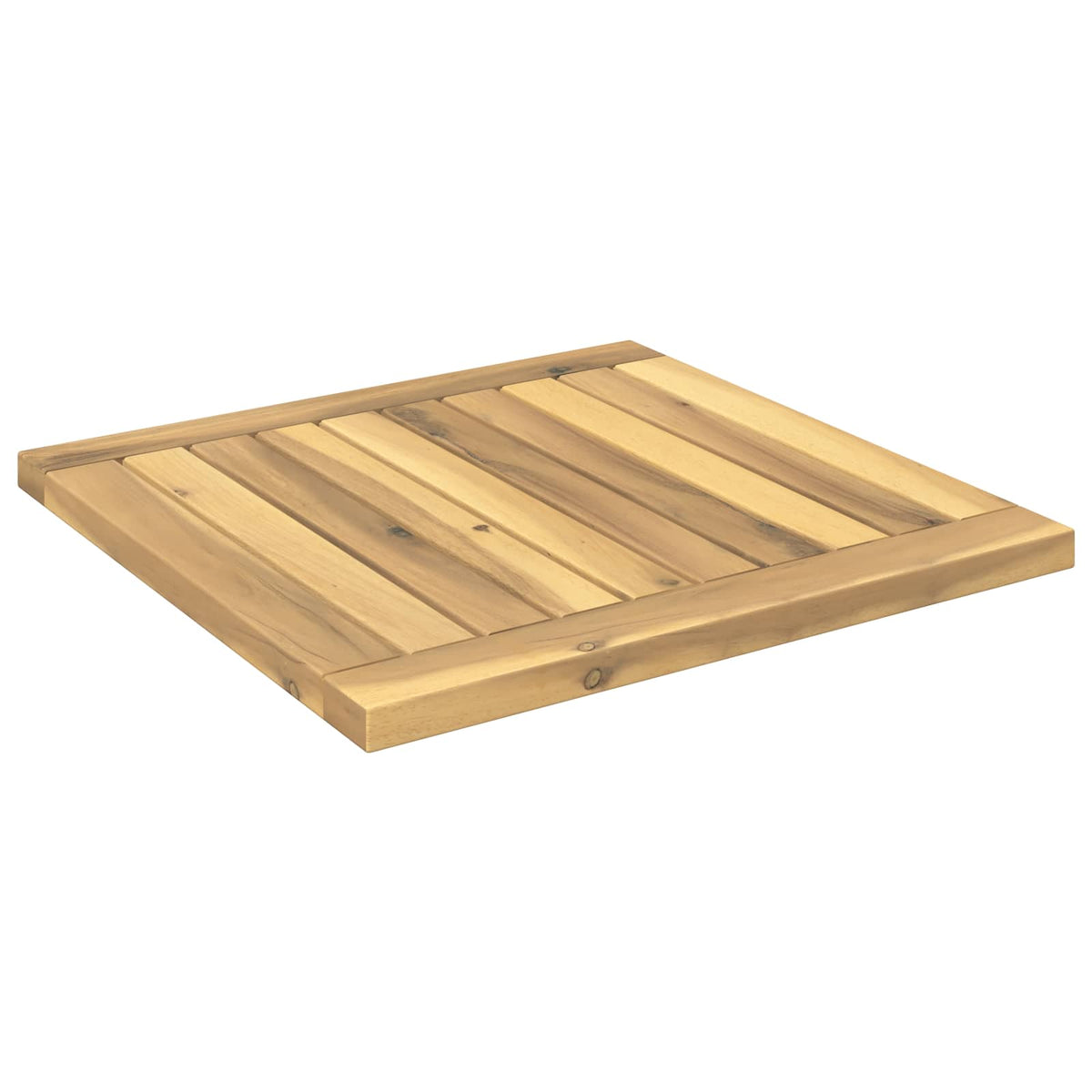 Vidaxl tafelblad 40,5 x 40 x 2 cm rechthoekig massief acaciahout wit