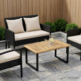 Vidaxl tafelblad 68,5 x 49 x 2 cm rechthoekig massief acaciahout