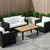 Vidaxl tafelblad 100,5 x 49 x 2 cm rechthoekig massief acaciahout
