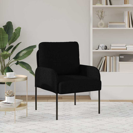 Vidaxl banken met kussen 55cm zwart multiplex