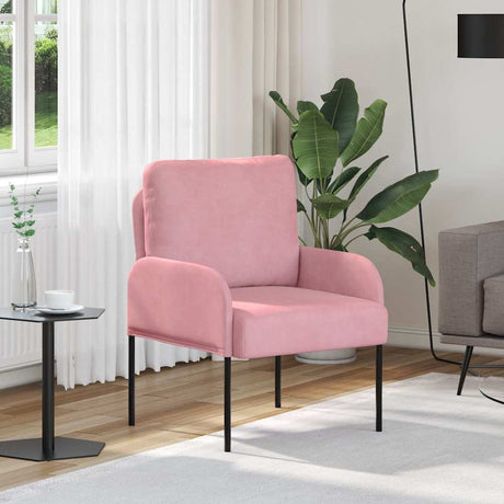 Vidaxl banken met kussen 55cm roze multiplex