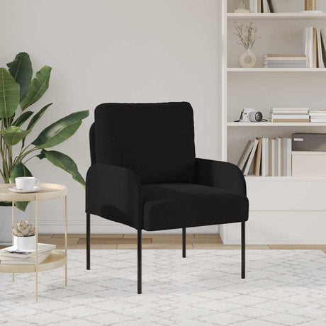 Vidaxl banken met kussen 55cm zwart multiplex