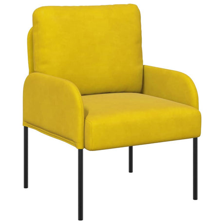 Vidaxl banken met kussen 55cm geel multiplex