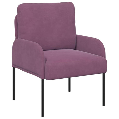Vidaxl banken met kussen 55cm paars multiplex