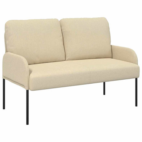 Vidaxl banken met kussen 110cm crème multiplex