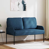 Vidaxl banken met kussen 110cm blauw multiplex