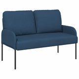 Vidaxl banken met kussen 110cm blauw multiplex