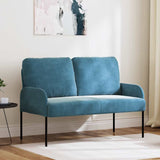 Vidaxl banken met kussen 110cm blauw multiplex